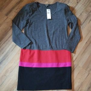 DKNY Long Sleeve Dress SZ M, NEW WITH TAGS